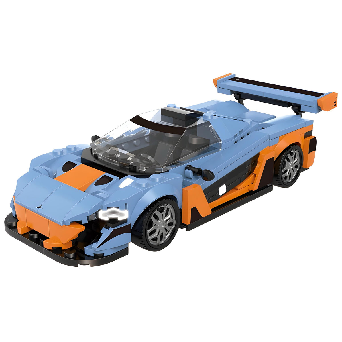 Trilumity Building Block Set: 1: 24 British Hybrid Hypercar (348-Piece)