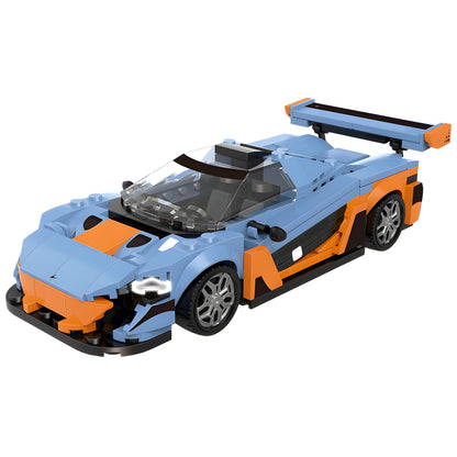 Trilumity Building Block Set: 1: 24 British Hybrid Hypercar (348-Piece)