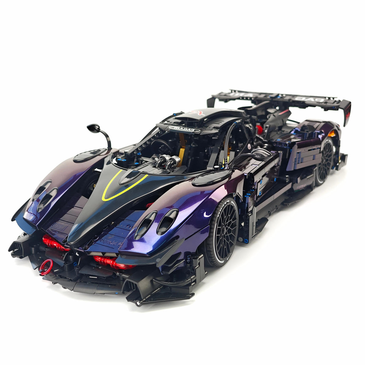 Trilumity Building Block Set: 1:8 Pagani Zonda R | Chameleon Metallic Paint Italian Hypercar (3300+-Piece)