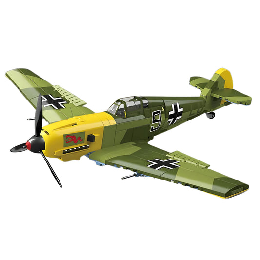 Trilumity Messerchmitt BF-109 Building Block Set, 1:18 Scale, 632-Piece