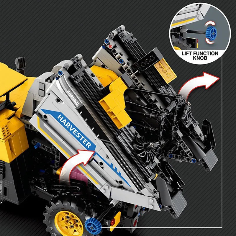 Reobrix MOC Building Block Set: Motorized Grape Harvester, Model RE22026