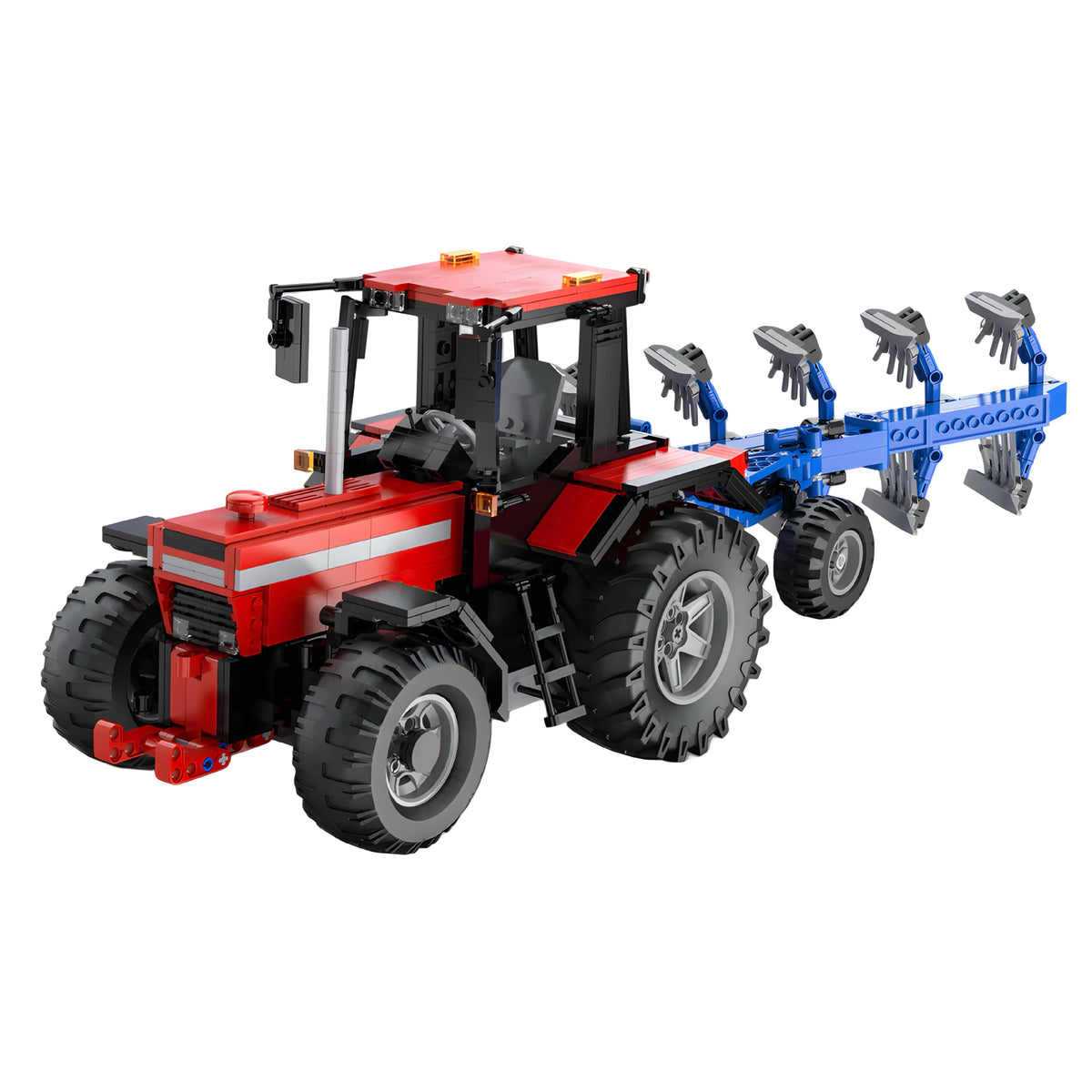 Trilumity Plowing Tractor Building Block Set, Remote Control, 1,675-Piece