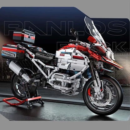 Panlos MOC Building Block Set: BMW R1250 Super Motorcycle, Model 672109