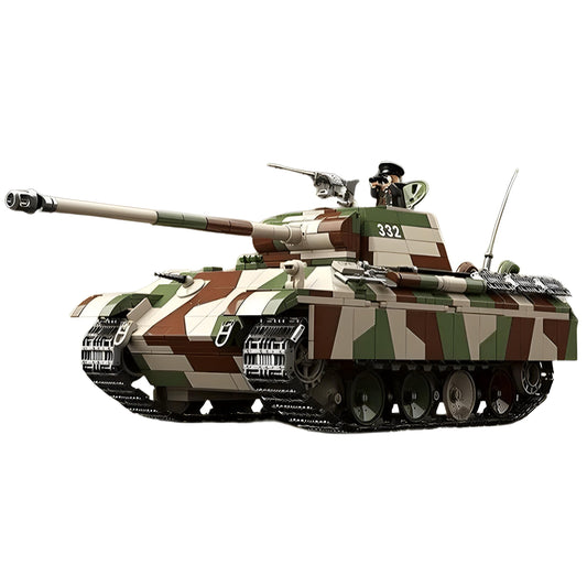 Trilumity Panther Tank G Building Block Set, 2,135-Piece