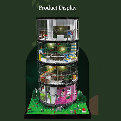 Mould King MOC Building Block Set: Transparent Tower, Model K16013