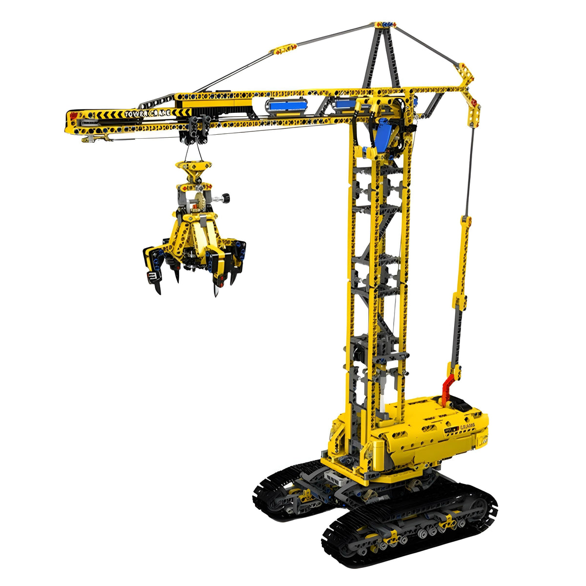 Trilumity City Building Crane Building Block Set, Remote Control, 1,731-Piece