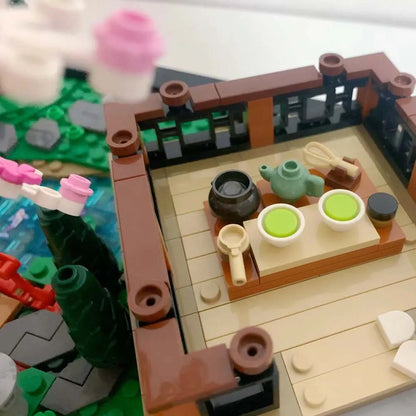 MOC Building Block Set: Tranquil Garden, Model 4488