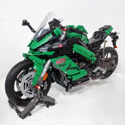JieStar MOC Building Block Set: Kawasaki NINJA 1000SX Motorcycle, Model 58053