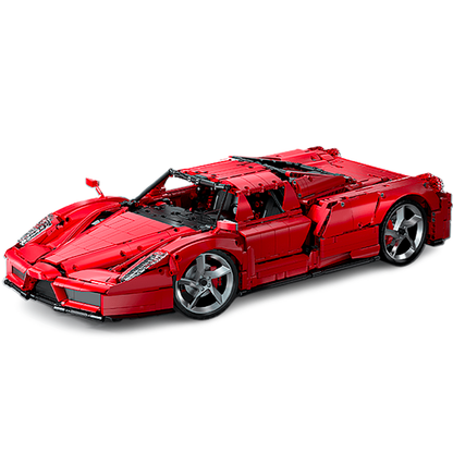 Trilumity Building Block Set: 1:8 Rosso Edition Italian Red Hypercar (4301Piece)
