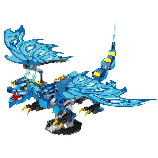JieStar MOC Building Block Set: Movie MOC Water Dragon, Model JJ9018
