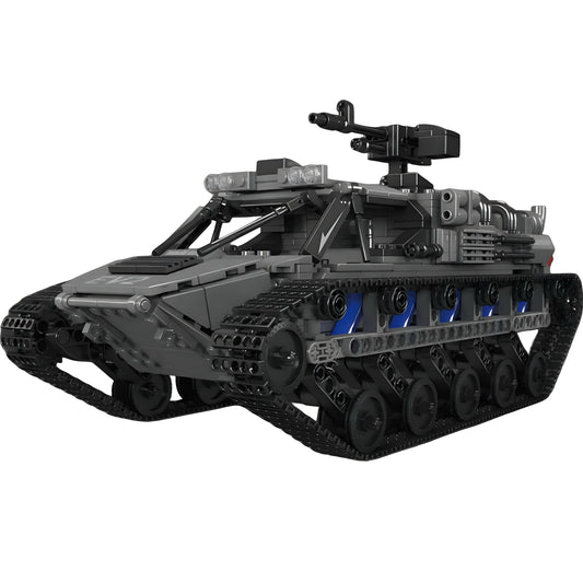 Trilumity All Terrain Military Tank EV2 Building Block Set, Remote Control, 1,047-Piece
