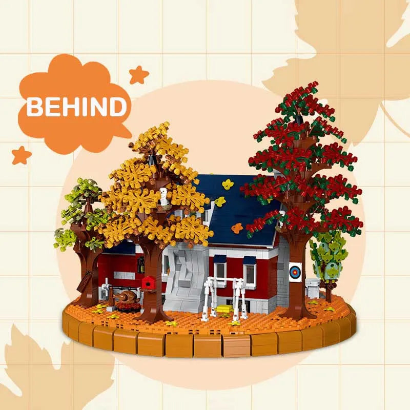 MORK MOC Building Block Set: Autumn Winery, Model 031055