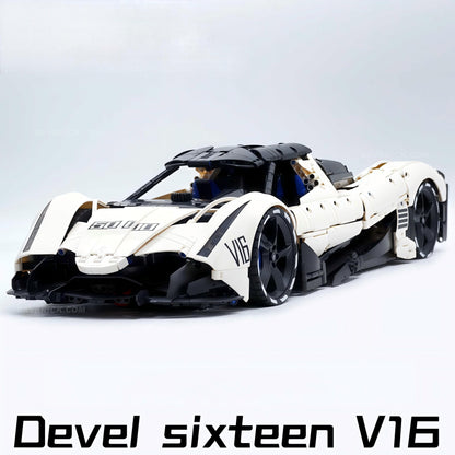 Trilumity Building Block Set: 1:8 Devel Sixteen V16 | Officially Licensed (4016Piece)