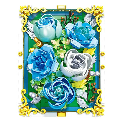 JieStar MOC Building Block Set: Heart Of The Ocean Picture Frame, Model JJ9029