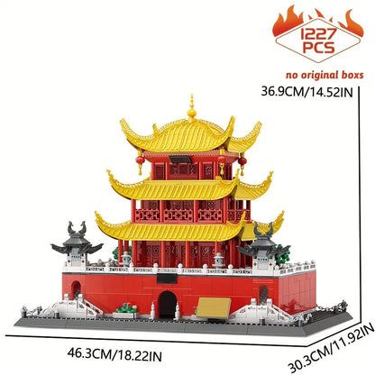 Wange MOC Building Block Set: China Yueyang Tower, Model 7211
