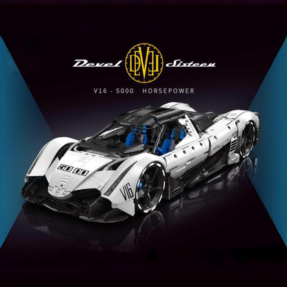 Trilumity Building Block Set: 1:8 Devel Sixteen V16 | Officially Licensed (4016Piece)