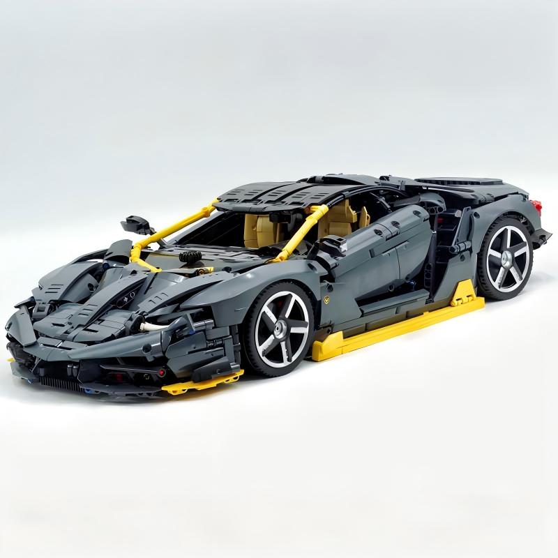Trilumity Building Block Set: 1:8 Italian Bull Centenary Edition | Red Special Edition (3874-Piece)