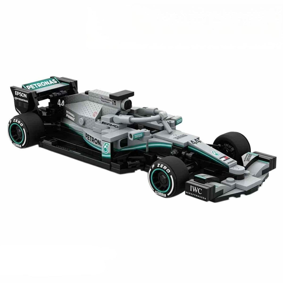 Trilumity Building Block Set: 1:24 Mercedes-Benz W10 F1 Car | Includes a Complete Set of Stickers (246Piece)