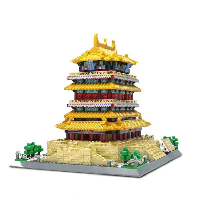 Wange MOC Building Block Set: China Stork Tower, Model 6229