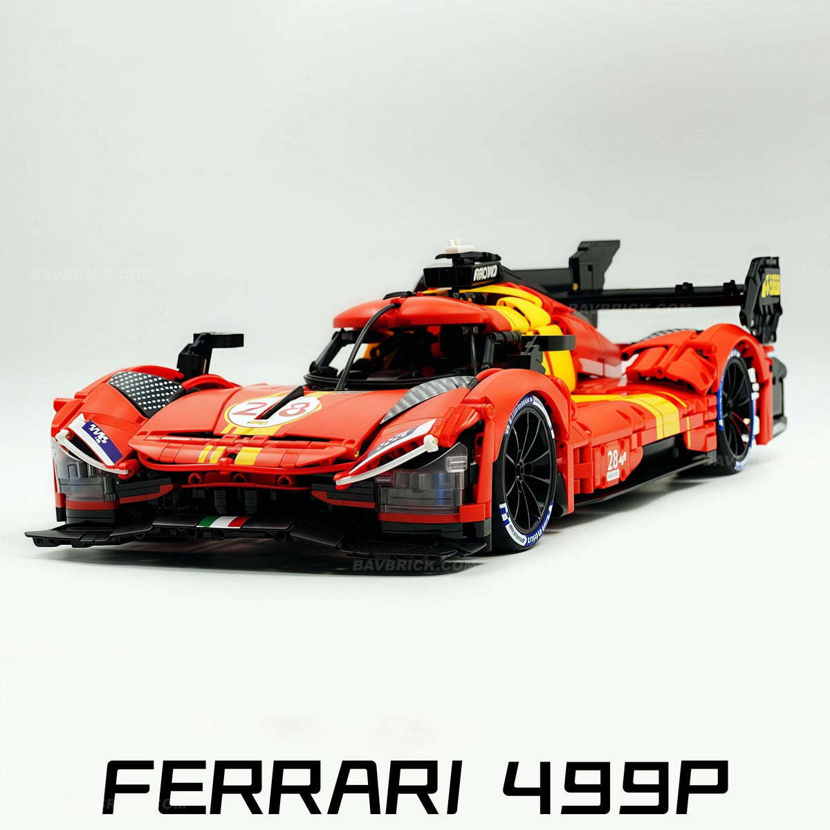Trilumity Building Block Set: 1:8 The Ultimate Le Mans Hy Hypercar | 2024 Le Mans Endurance Champion (3350-Piece)