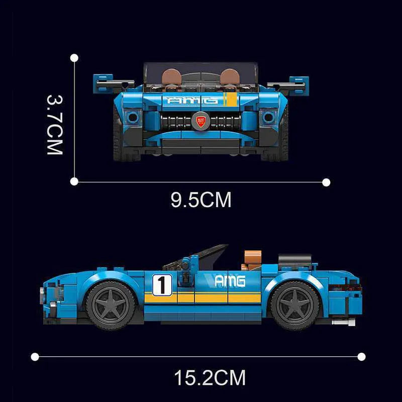 Mould King Building Block Set: Mini AMG GTC Speed Champions, Model K27045