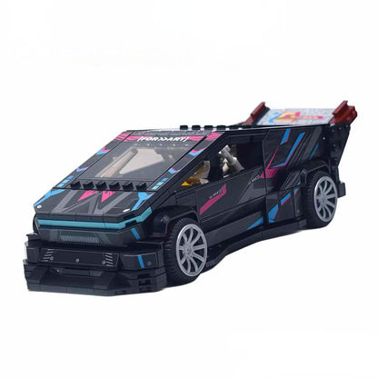 Trilumity Building Block Set: 1:24 Cybertruck | Includes a Complete Set of Stickers (488Piece)
