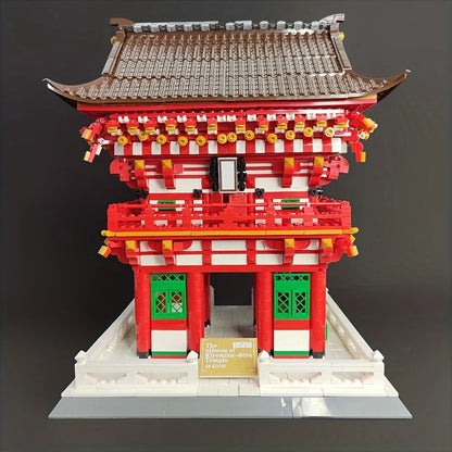 Wange MOC Building Block Set: Japanese City Temple, Model 6212
