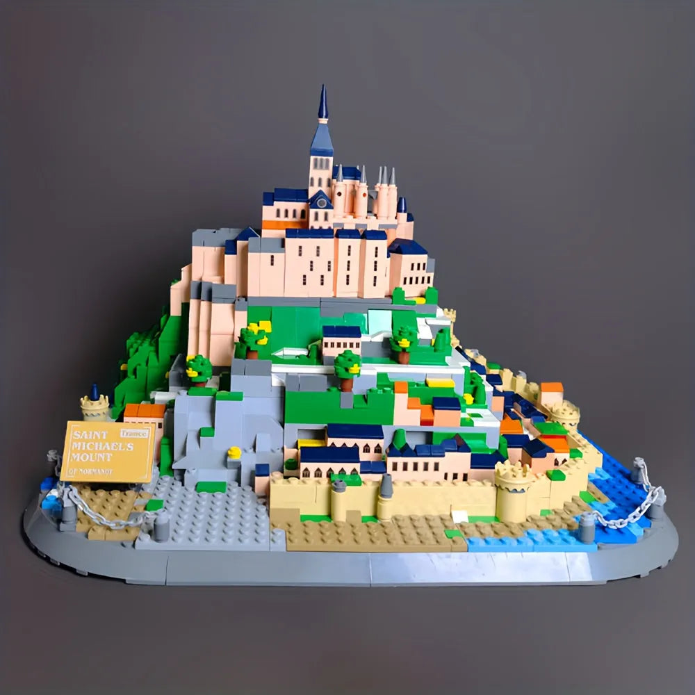 Wange MOC Building Block Set: Famous Saint Michel Mount, Model 6233