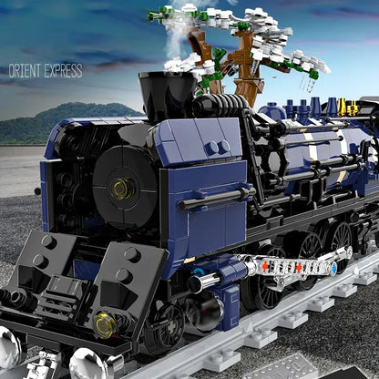 DK Building Block Set: Motorized Oriental Express Simulation Train, Model DK80018