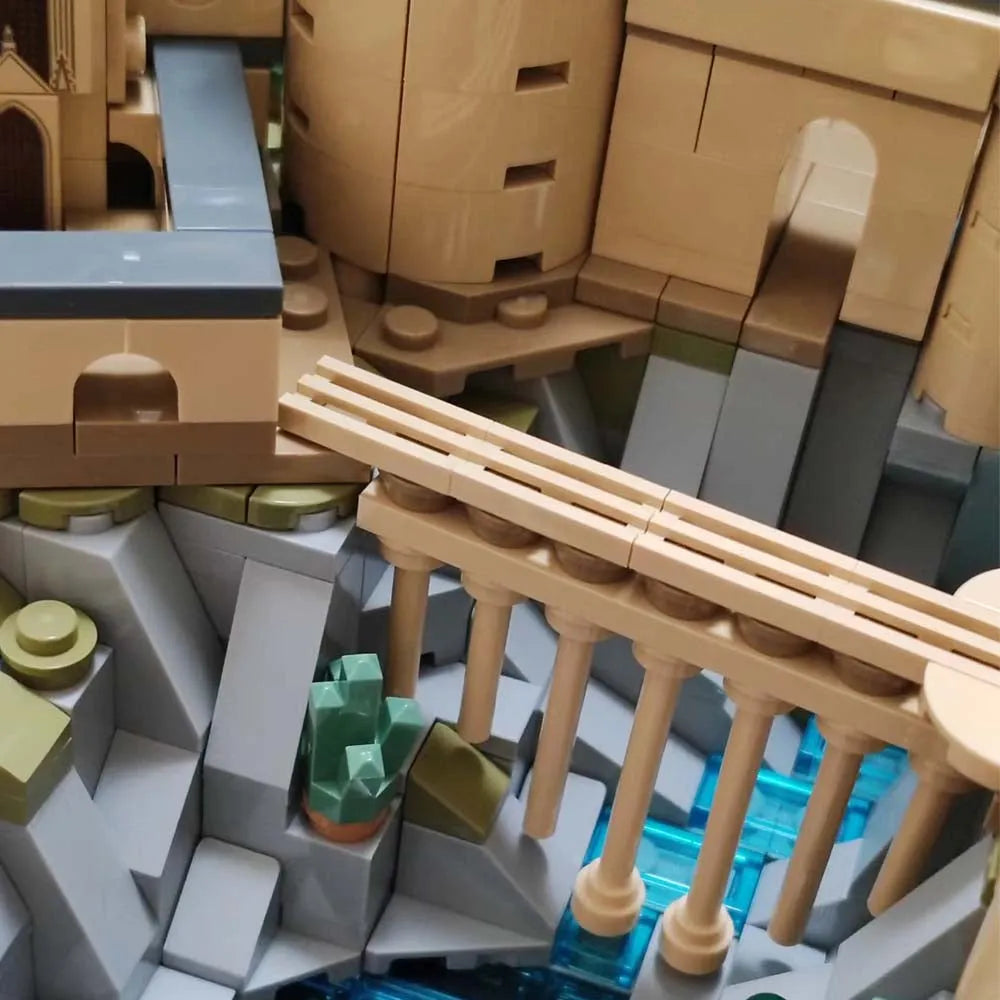 JieStar MOC Building Block Set: Harry Potter MOC Hogwarts Castle and Grounds, Model 88020