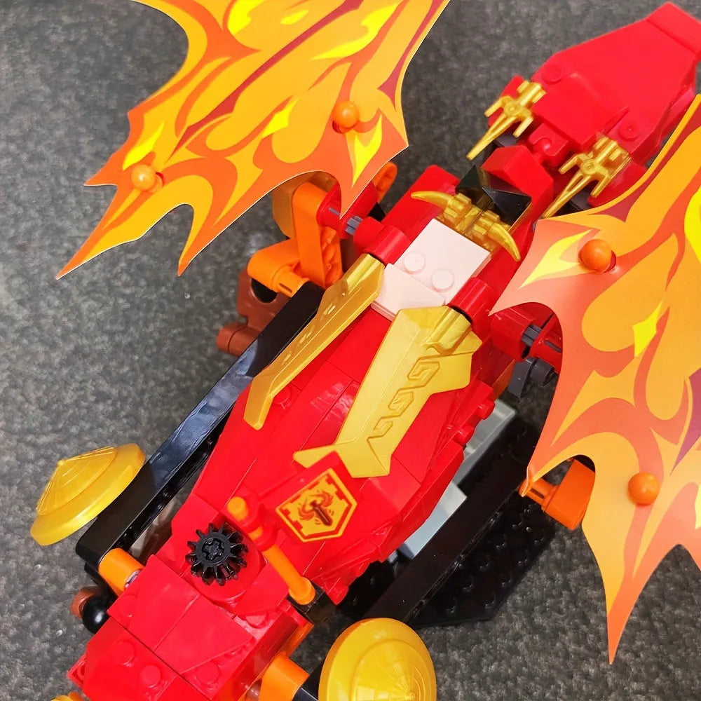 JieStar MOC Building Block Set: Movie Fire Dragon, Model JJ9019