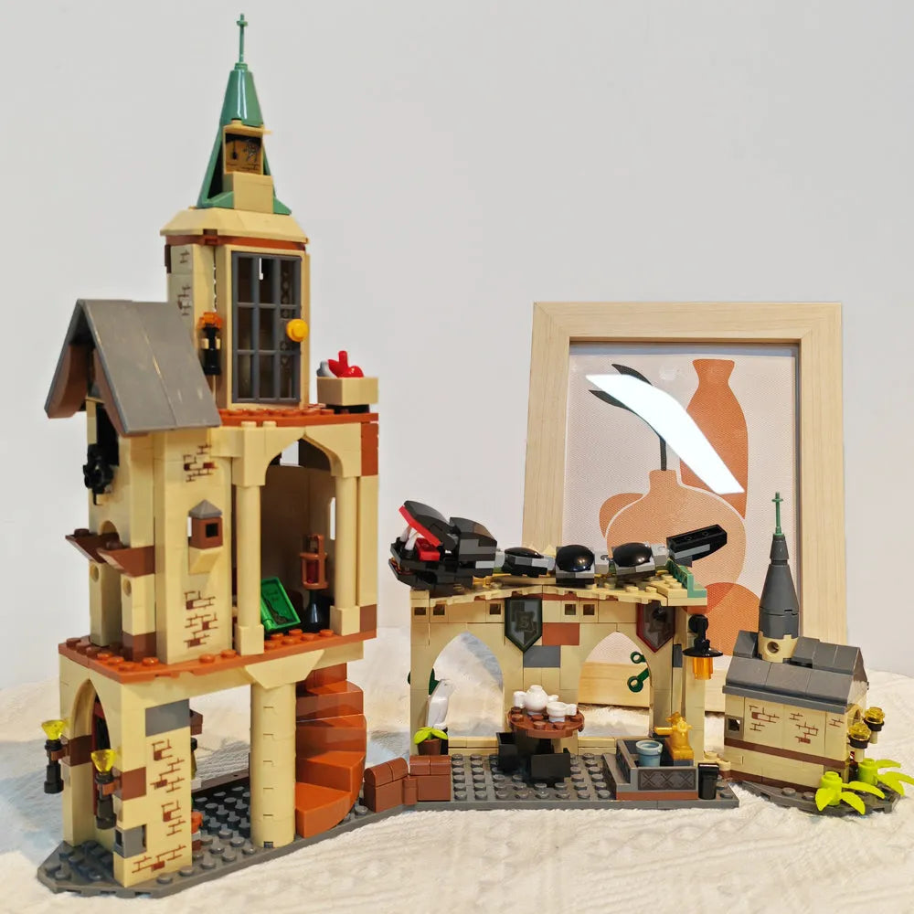 JieStar MOC Building Block Set: Harry Potter MOC Magic Courtyard, Model JJ9024
