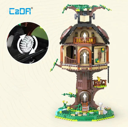Cada MOC Building Block Set: Tree House Library, Model C66013