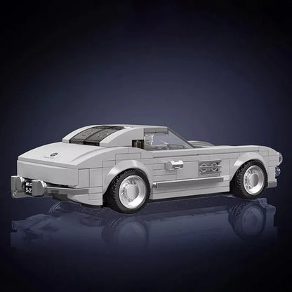 Mould King Building Block Set: Mini Mercedes-Benz 300SL Speed Champions Racers, Model K27037