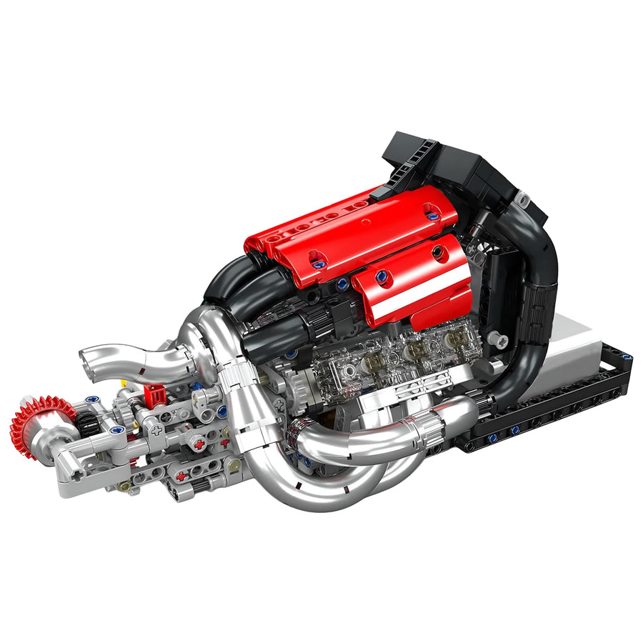 Trilumity Building Block Set: Grand Prix Motorsport Engine | Race Engineering Display Model | 1:6 Scale | 980-Piece