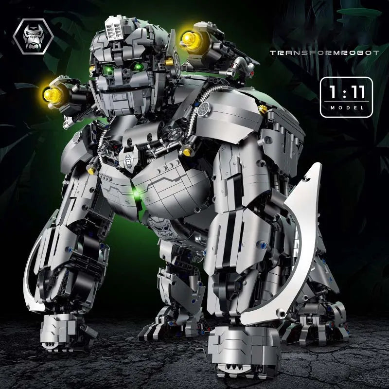 MOC Building Block Set: Movie Expert MOC Transform Super King Kong, Model 80501