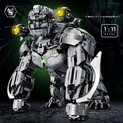 MOC Building Block Set: Movie Expert MOC Transform Super King Kong, Model 80501