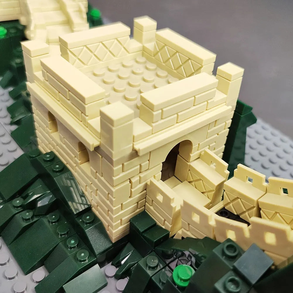 Wange MOC Building Block Set: Great China Wall, Model 6216