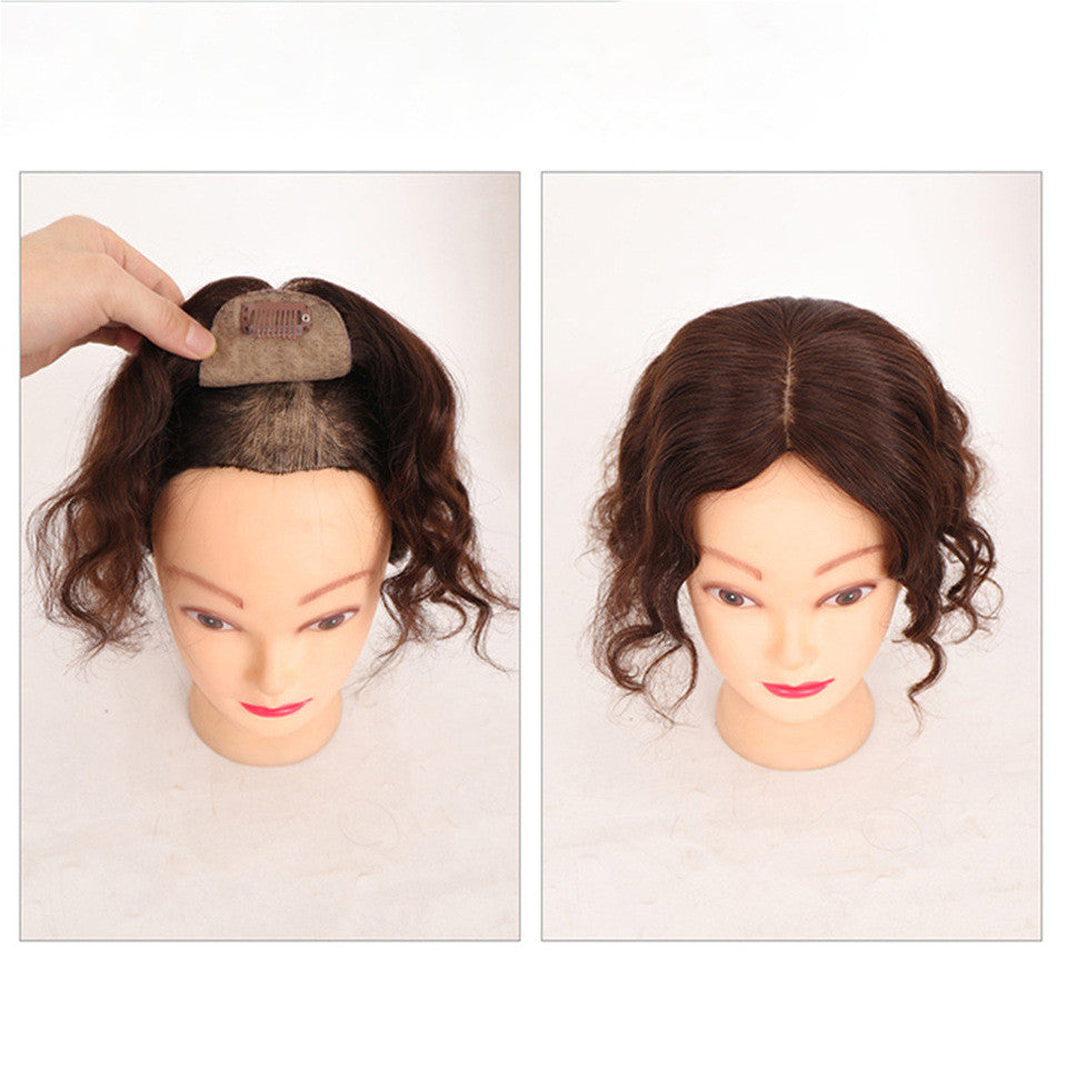 Trilumity Curly Wig in Natural Black, as supplied in packaging