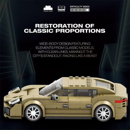 Trilumity Building Block Set: 1: 24 Porsche Panamera (324-Piece)