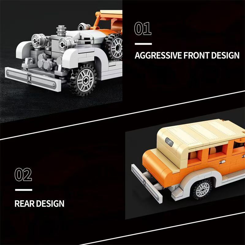 Trilumity Building Block Set: 1: 24 Rolls-Royce Phantom (304-Piece)