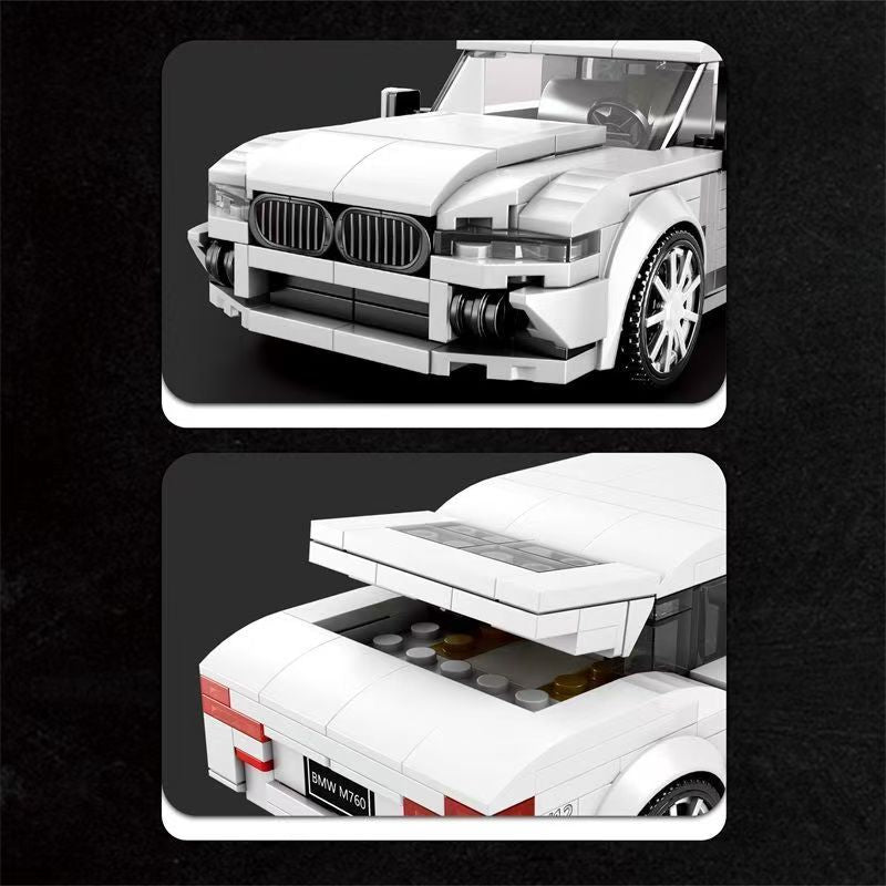 Trilumity Building Block Set: 1: 24 BMW M760 (398-Piece)