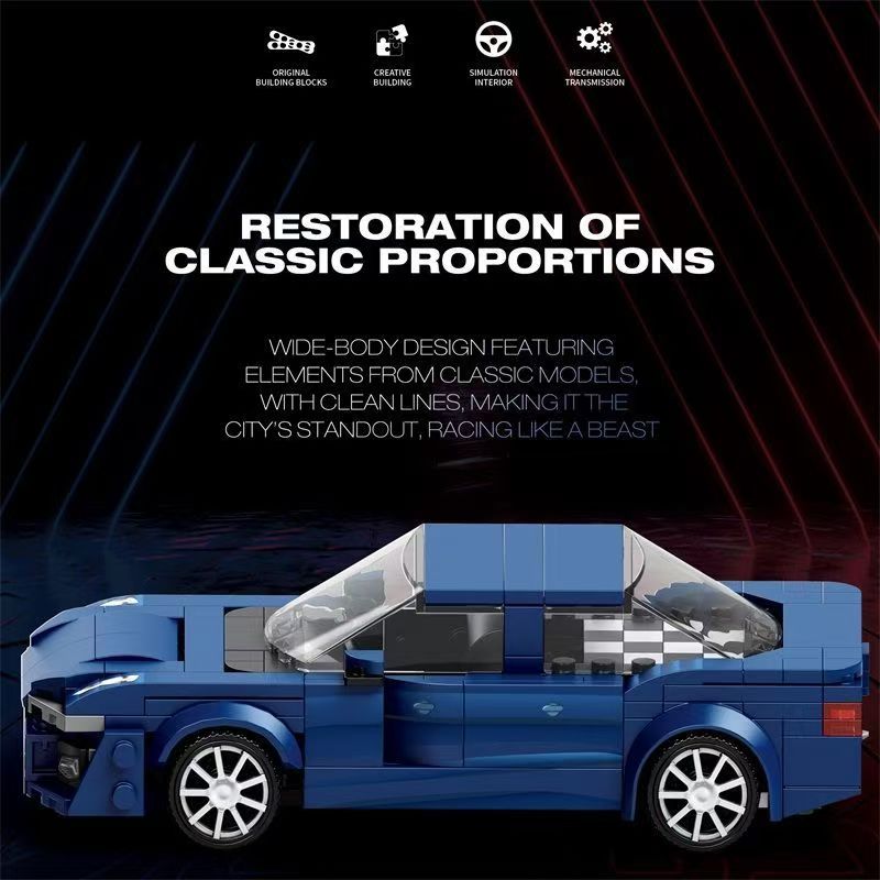 Trilumity Building Block Set: 1: 24 Audi A6 (330-Piece)