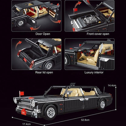 Trilumity Building Block Set: Hongqi L5 Parade Car Commemorative Edition (3240Piece)