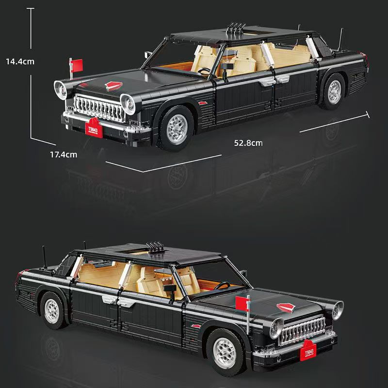 Trilumity Building Block Set: Hongqi L5 Parade Car Commemorative Edition (3240Piece)
