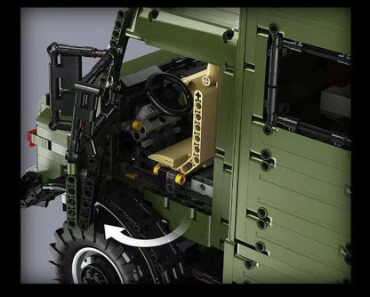 Trilumity Building Block Set: 1:8 Remote-Controlled Mercedes Unimog Expedition Truck | Fully Motorized Collector’s Edition (6689-Piece)