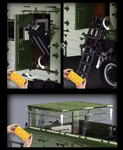 Trilumity Building Block Set: 1:8 Remote-Controlled Mercedes Unimog Expedition Truck | Fully Motorized Collector’s Edition (6689-Piece)