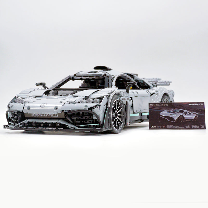 Trilumity Motorized Building Block Set: 1: 8 Mercedes AMG One Building Set with Remote Control, Fully Detailed Simulation, The Ultimate Collectible