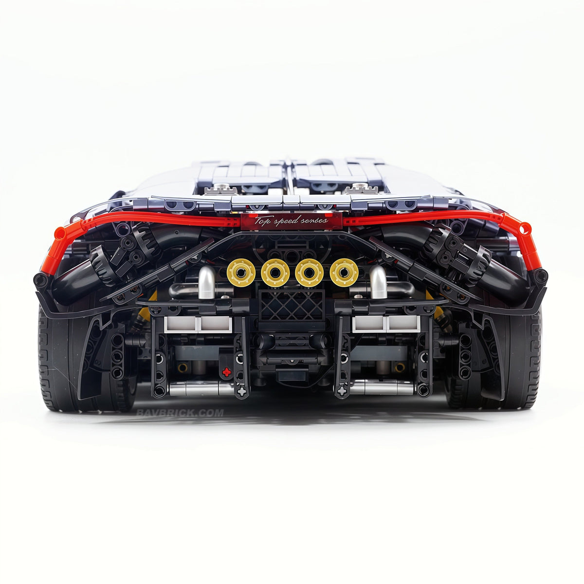 Trilumity Motorized Building Block Set: 1:8 French Hybrid V16 Hypercar | A Precision Blue Beast | Ultimate Collector's Item (3719-Piece)