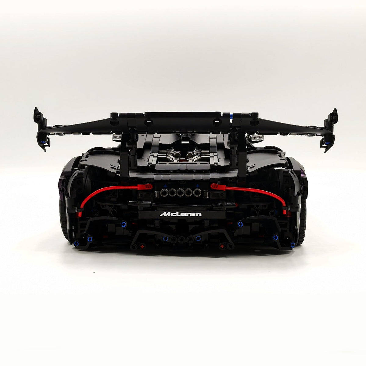 Trilumity Motorized Building Block Set: 1: 8 British Hybrid Hypercar Darth Vader Supercar Building Sets with Remote Control, Electric lift tail